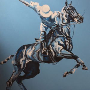 Blue Sky I acrylic on canvas unframed 80cm x 80cm £1800